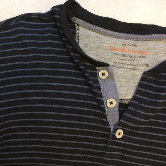 Men’s Original Weatherproof Vintage henley shirt - Picture 7 of 8